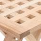 Preview: Couchtisch Faltbar 33x33x40,5 cm Massivholz Walnuss