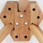Preview: Couchtischset aus massivem Walnuss- und Spanholz