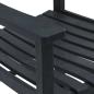 Preview: Outdoor Stühle Schwarz Holz Groß Schaukelstuhl Sonstige