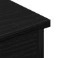 Preview: Wandmontiertes Schubladenregal Schwarz Eiche 60x26x18,5cm Holzwerkstoff