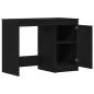 Preview: Schreibtisch Schwarz Eiche 100x50x76 cm Holzwerkstoff