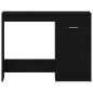 Preview: Schreibtisch Schwarz Eiche 100x50x76 cm Holzwerkstoff