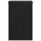 Preview: Schreibtisch Schwarz Eiche 100x50x76 cm Holzwerkstoff