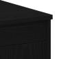 Preview: Schreibtisch Schwarz Eiche 100x50x76 cm Holzwerkstoff
