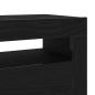 Preview: TV-Schrank mit LED Schwarz Eiche 120x35x40 cm Holzwerkstoff
