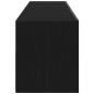 Preview: TV-Schrank mit LED Schwarz Eiche 120x35x40 cm Holzwerkstoff