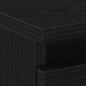 Preview: Nachttisch mit Metallbeinen Schwarz Eiche 40x35x69 cm