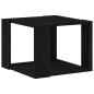 Preview: Couchtisch Schwarze Eiche 40x40x30 cm Ingenieurholz