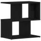 Preview: Nachttisch Schwarz Eiche 50x30x51,5 cm Holzwerkstoff