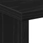 Preview: Nachttisch Schwarz Eiche 50x30x51,5 cm Holzwerkstoff