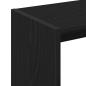 Preview: Beistelltisch Schwarzes Eichenholz 50x26x50 cm Werkstoff