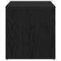 Preview: Beistelltisch Schwarzer Eichenholz 59x36x38 cm Holzwerkstoff