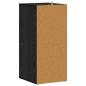Preview: Schuhschrank 2er Set Schwarz Eiche 32x35x70 cm Holzwerkstoff