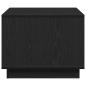 Preview: Couchtisch aus schwarzem Eichenholz 55x55x42 cm aus Holzwerkstoff
