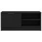 Preview: TV-Schrank 2 Stück Schwarz Eiche 80x35x36,5 cm Holzwerkstoff