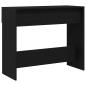 Preview: Konsolentisch Schwarz Eiche 90x36x75 cm aus Holzwerkstoff