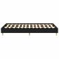 Preview: Bettgestell 120x190 cm Schwarz Eichenholz, beschichtete Spanplatte