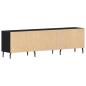 Preview: TV-Schrank Schwarz Eiche 150x30x44,5 cm Holzwerkstoff