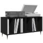 Preview: Record Cabinet Schwarze Eiche 100x38x48 cm Werkstoff