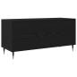 Preview: Record Cabinet Schwarze Eiche 100x38x48 cm Werkstoff