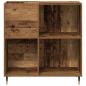 Preview: Record Cabinet Alte Holz 84,5x38x89 cm Holzwerkstoff