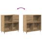 Preview: Record Cabinet Alte Holz 84,5x38x89 cm Holzwerkstoff