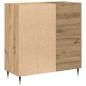 Preview: Record Cabinet Artisan Oak 84,5x38x89 cm Ingenieurholz