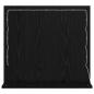 Preview: Waschbecken-Spiegel Schwarze Eiche Holzwerkstoff 60 x 55 x 18 cm