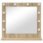 Preview: Kosmetikspiegel Sonoma-Eiche Holzwerkstoff 60 x 55 x 18 cm