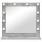 Preview: Make-up Spiegel Beton grau Holzwerkstoff 60 x 55 x 18 cm