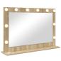 Preview: Waschspiegel Sonoma Eiche Holzwerkstoff, Glas 80 x 55 x 18 cm