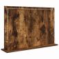 Preview: Kosmetikspiegel Geräucherte Eiche Holz und Glas 80 x 55 x 18 cm