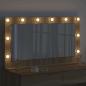 Preview: Kosmetikspiegel Sonoma Eiche MDF, Glas 100 x 55 x 18 cm