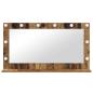 Preview: Kosmetikspiegel Altes Holz Holz und Glas 100 x 55 x 18 cm Spiegel