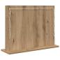 Preview: Kosmetikspiegel Handwerkliche Eiche Holzwerkstoff 60 x 45 x 18 cm