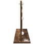Preview: Kosmetikspiegel Rauch-Eiche, Silber Holz, Glas 80 x 45 cm Spiegel