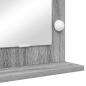 Preview: Kosmetikspiegel Grauer Sonoma Holzwerkstoff, Sicherheitsglas