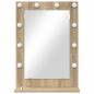 Preview: Kosmetikspiegel Sonoma Eiche MDF, Glas 70 x 50 x 18 cm Spiegel