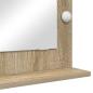 Preview: Kosmetikspiegel Sonoma Eiche MDF, Glas 70 x 50 x 18 cm Spiegel