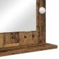 Preview: Spiegel Altes Holz Massivholz 70 x 50 x 18 cm Spiegel