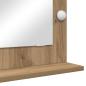 Preview: Kosmetikspiegel Artisan Eiche Holz 70 x 50 x 18 cm