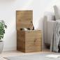 Preview: ARDEBO.de - Aufbewahrungsbox Artisan Eiche 40x42x46 cm Fertig Holz