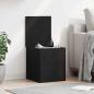Preview: ARDEBO.de - Aufbewahrungsbox Schwarz Eiche 40x42x46 cm aus Holzwerkstoff