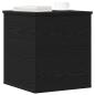 Preview: Aufbewahrungsbox Schwarz Eiche 40x42x46 cm aus Holzwerkstoff