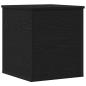 Preview: Aufbewahrungsbox Schwarz Eiche 40x42x46 cm aus Holzwerkstoff
