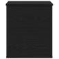 Preview: Aufbewahrungsbox Schwarz Eiche 40x42x46 cm aus Holzwerkstoff