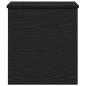 Preview: Aufbewahrungsbox Schwarz Eiche 40x42x46 cm aus Holzwerkstoff