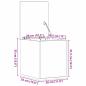 Preview: Aufbewahrungsbox Artisan Eiche 30x35x35 cm Holzwerkstoff