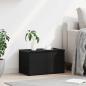 Preview: Aufbewahrungsbox mit Deckel Schwarz Eichenholz 60x35x35 cm Ingenieurholz