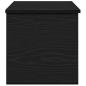 Preview: Aufbewahrungsbox in Schwarz Eiche 90x35x35 cm aus Holzwerkstoff